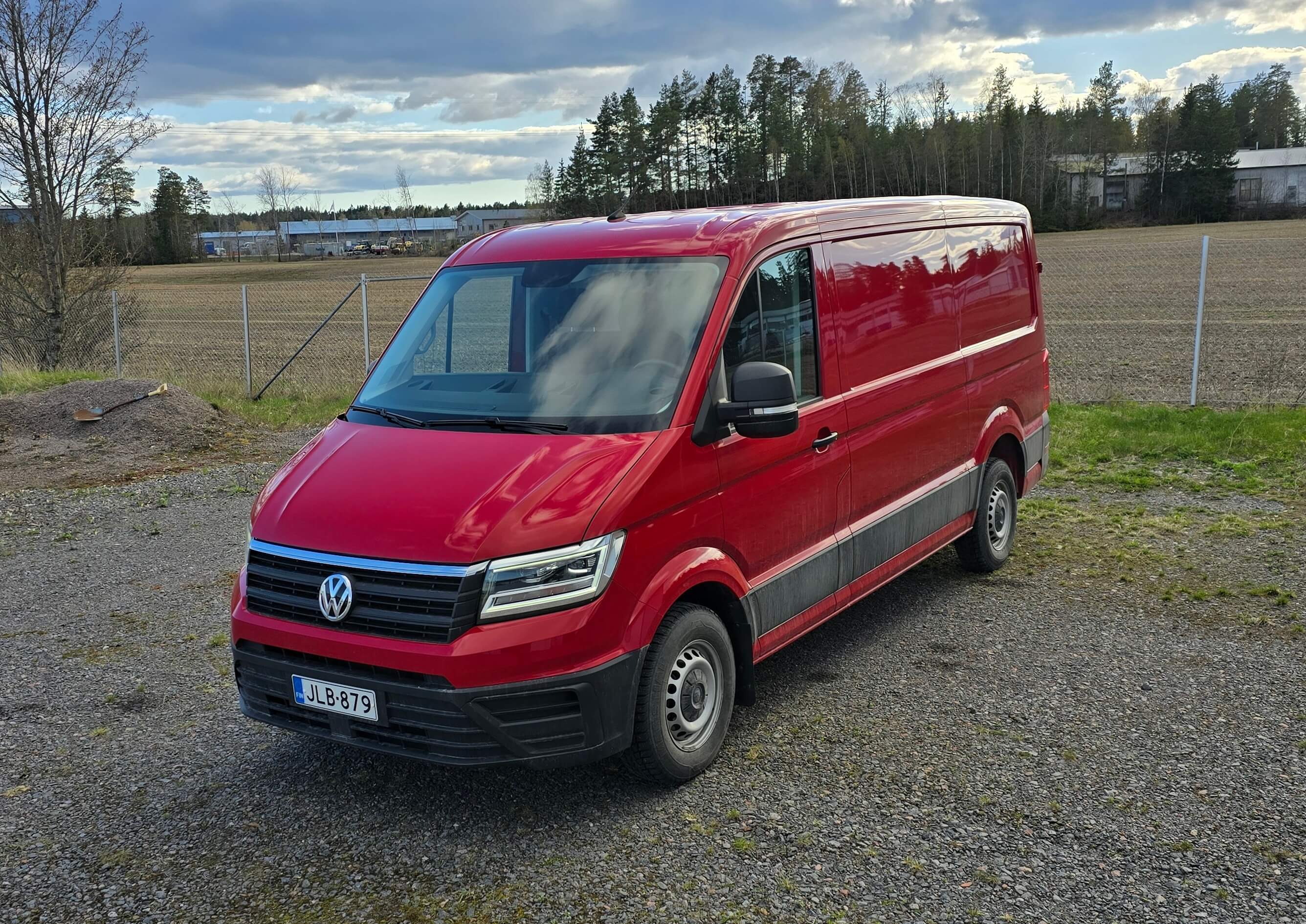 VW Crafter kevyt ajoneuvon varaustilanne